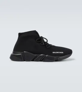 Balenciaga Speed Lace Up Sneakers, Black