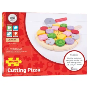 BigJigs Wooden Cutting Pizza