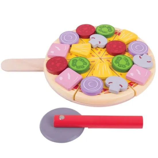 BigJigs Wooden Cutting Pizza