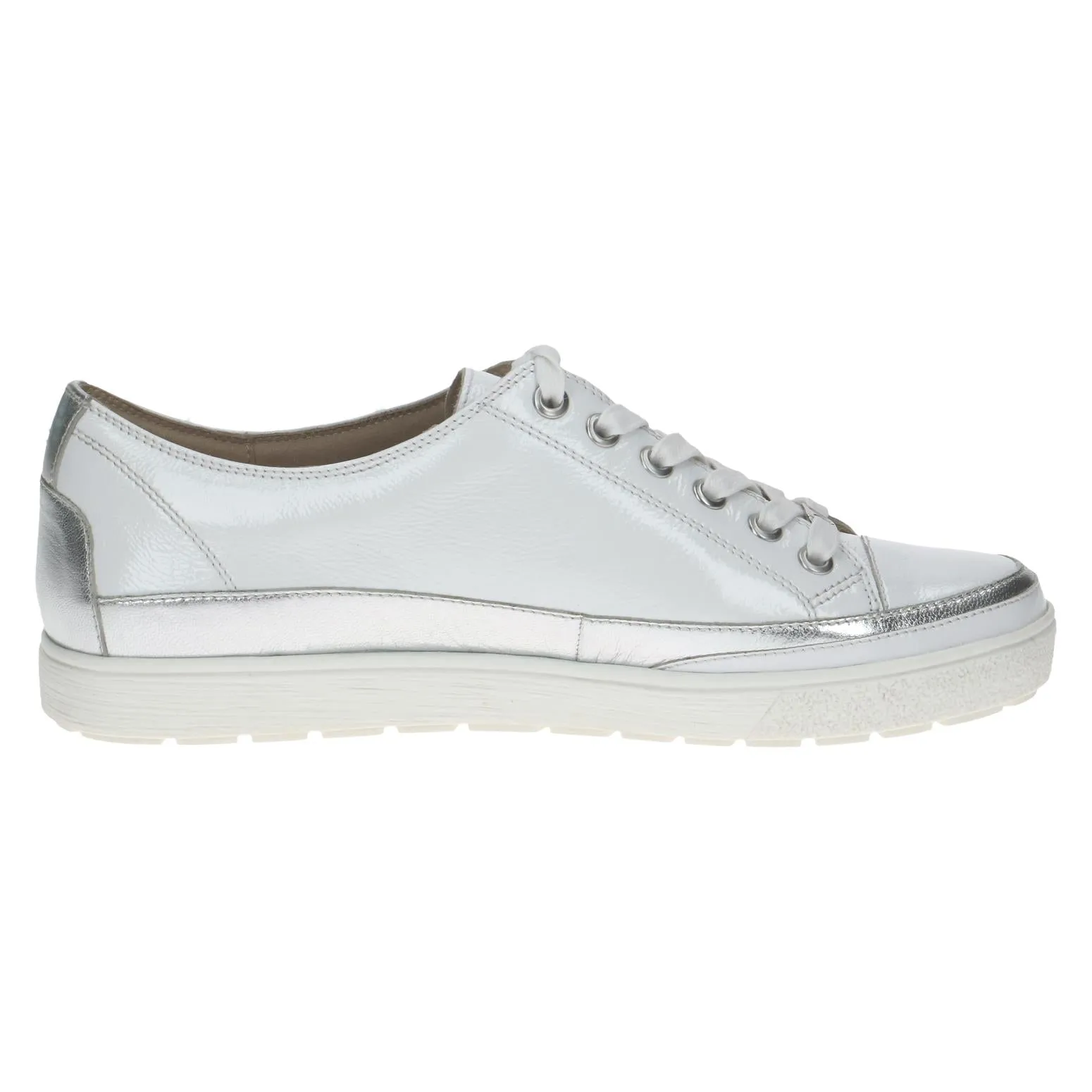 Caprice Ladies Lace Up Patent Sneaker