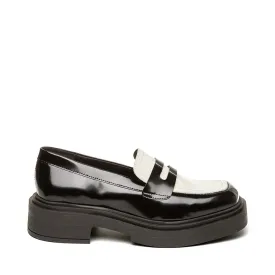 Charley Flat Shoe BLACK/OFF WHITE