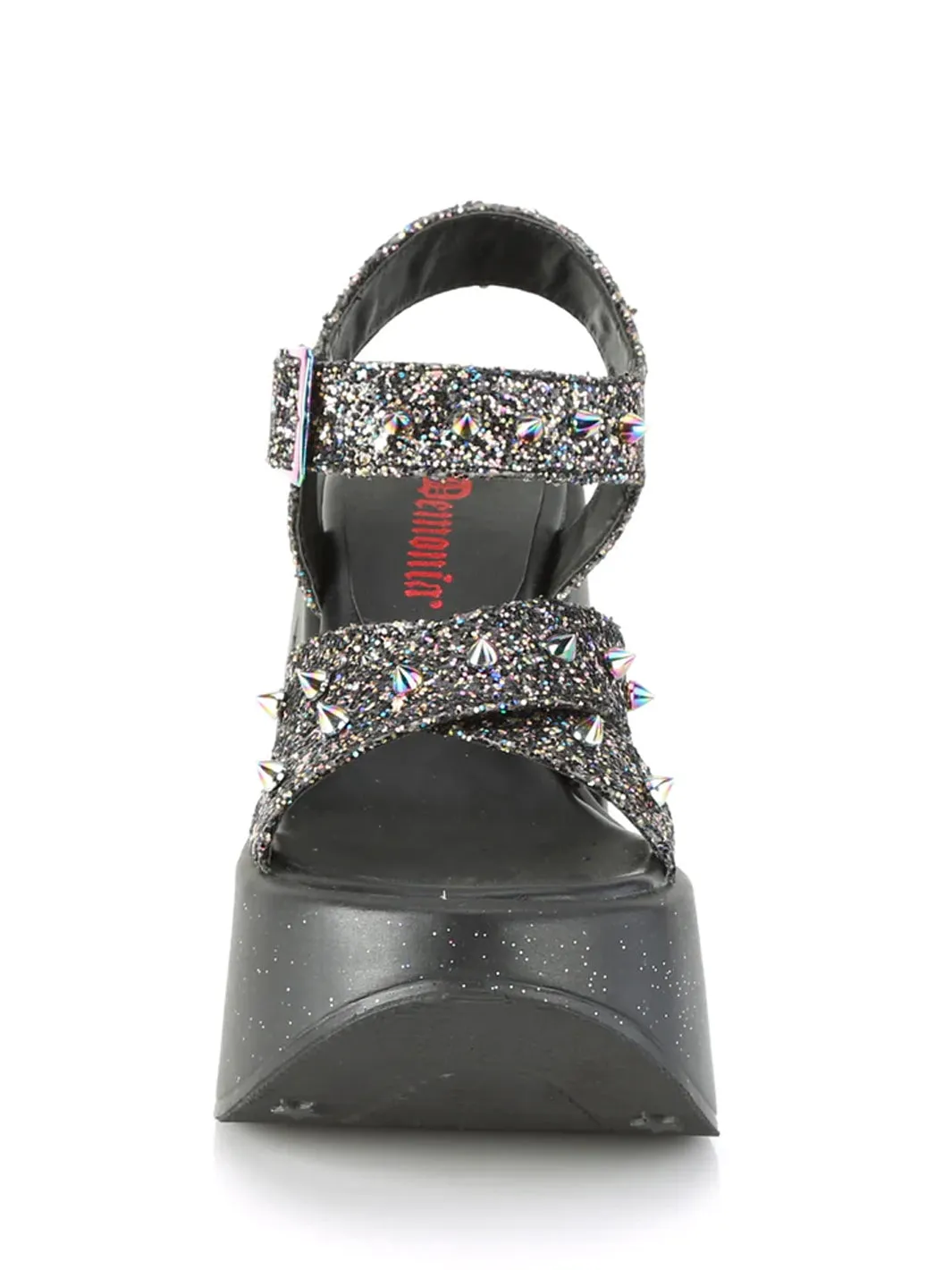 DEMONIA DYNAMITE-02 - BLACK MULTI GLITTER ✰ PRE ORDER ✰