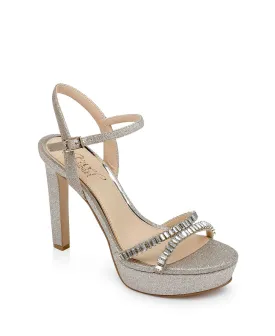 Gallant Jewel Badgley Mischka Women's Platform Evening Sandals, Gold