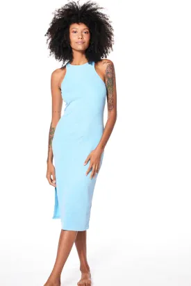 Iggy Rib Midi Dress // Sea Mineral Wash