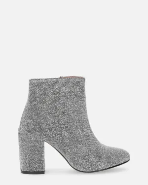 IRENE - stivaletto in glitter grigio