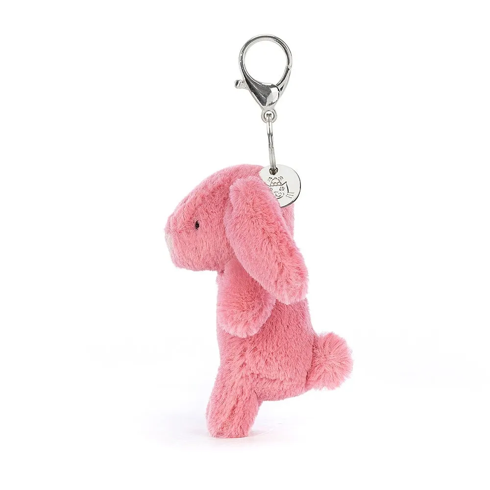 Jellycat Bashful Bunny Bag Charm Pink