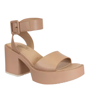 NAKED FEET - ICONOCLAST in ROSETTE Heeled Sandals