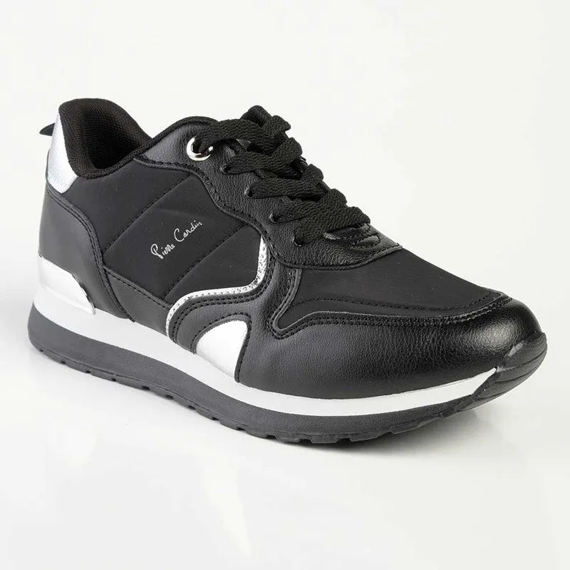 Pierre Cardin Cassis 3 Lace Up Sneaker- Black Multi