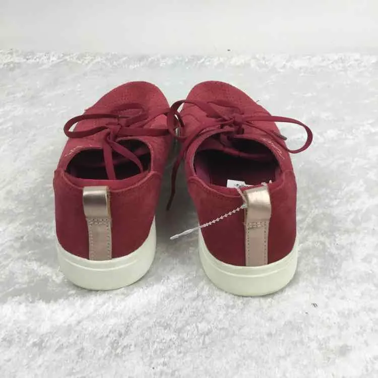 Ryka Women Size 8.5 Cherry Leather Lace Up Sneakers