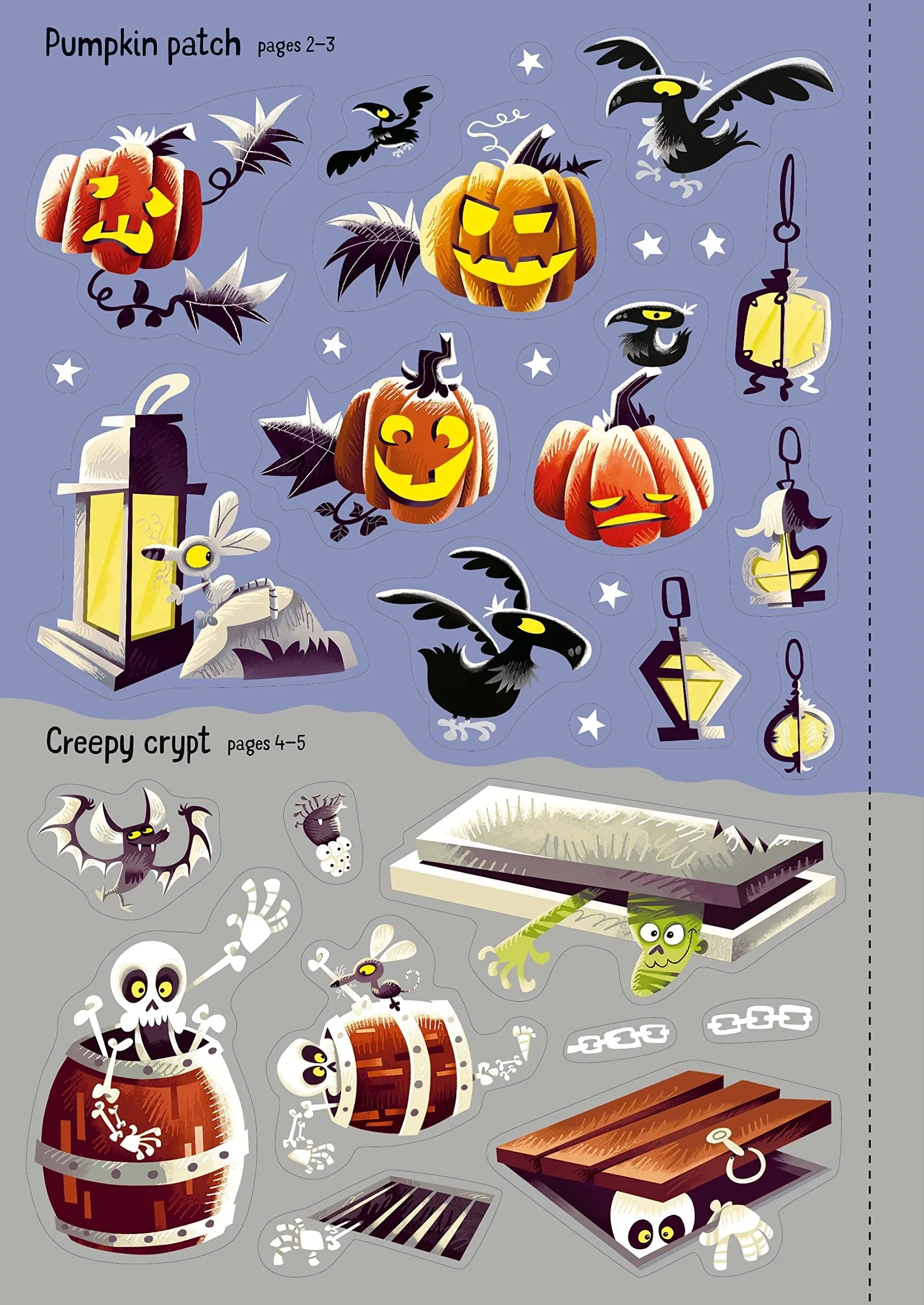 Sparkly Halloween Sticker Book