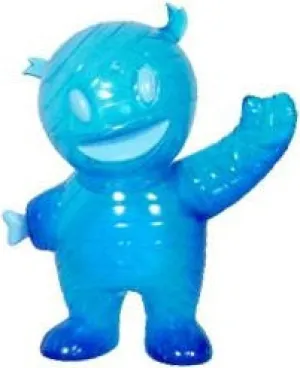 Super7 Mummy Boy Hour of the Wolf Clear Blue Painted Glitter Sofubi Kaiju by Brian Flynn x Gargamel