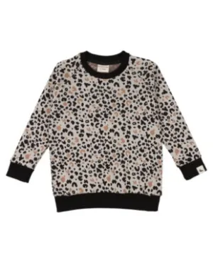 Turtledove Animal Jacquard Sweatshirt