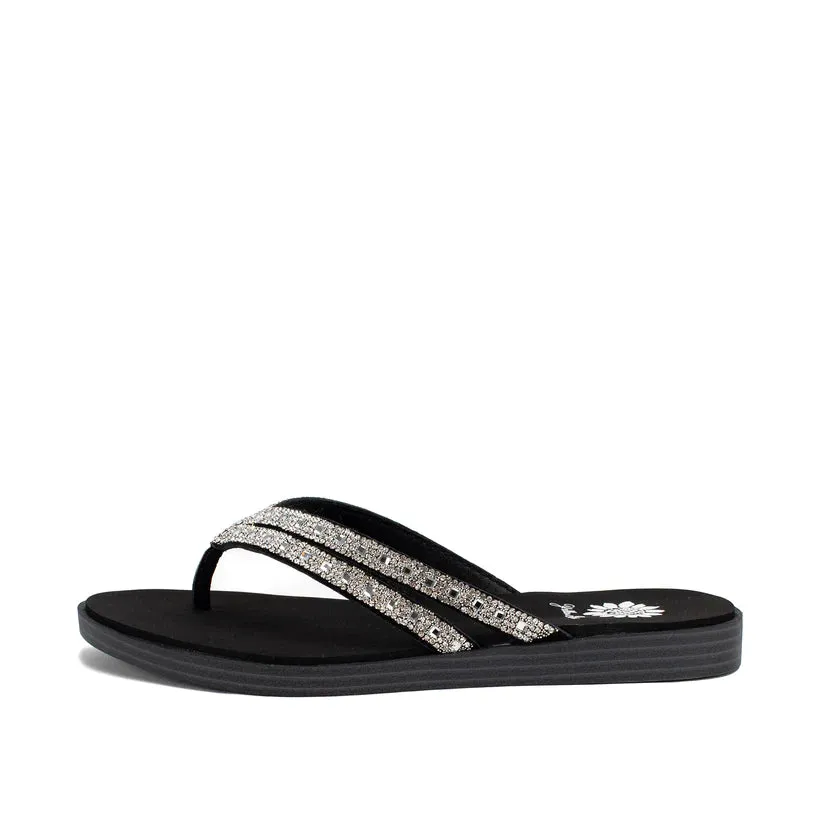 Yellow Box | Dual Strap Flip Flops | Dalia - Clear